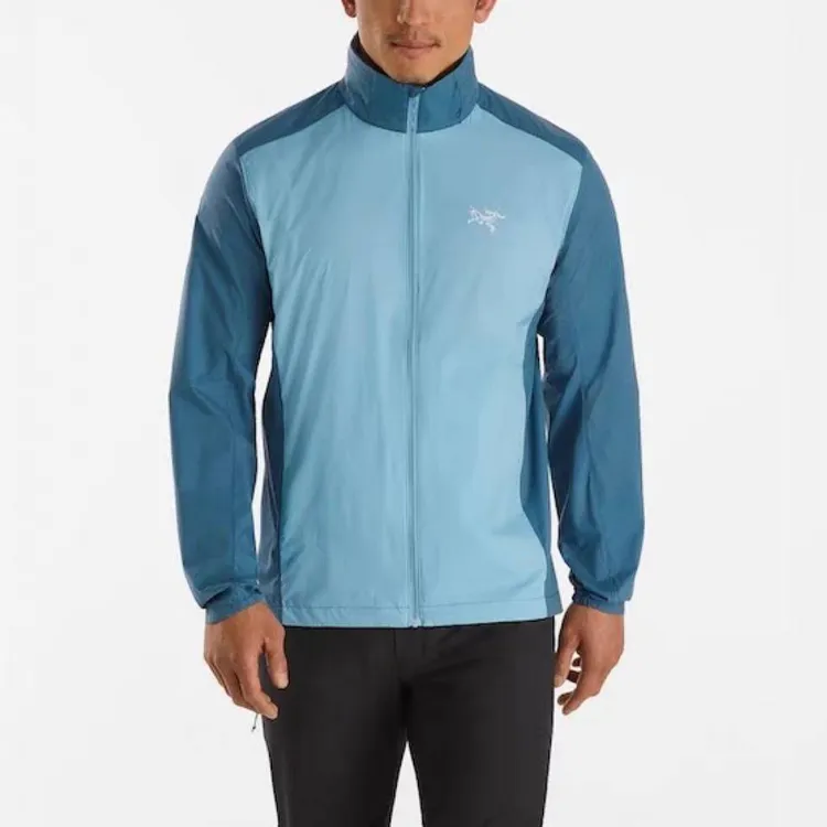 Arcteryx SS23 Nodin Men's Logo Lightweight Windproof Stand Collar Jacket-1
