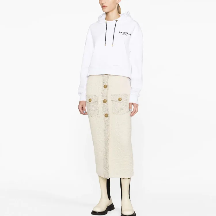 BALMAIN Sweatshirts Women's White-1
