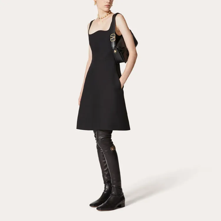 Valentino Open Back Sleeveless Mini Dress-3