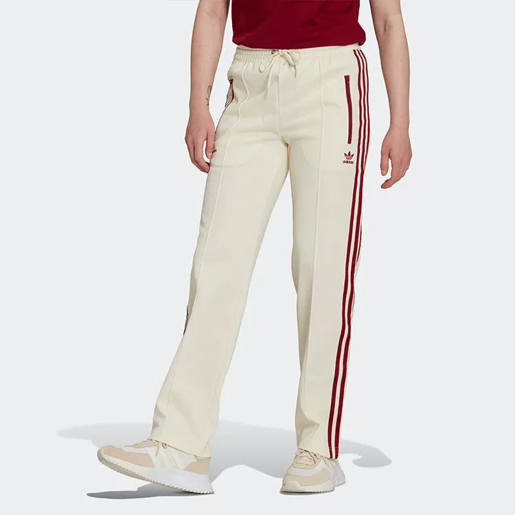 Sporty & Rich X Adidas Track Pants Cream/Merlot-1