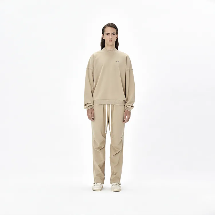 The Last Redemption Knitted Sweatpants Unisex Wheat-2