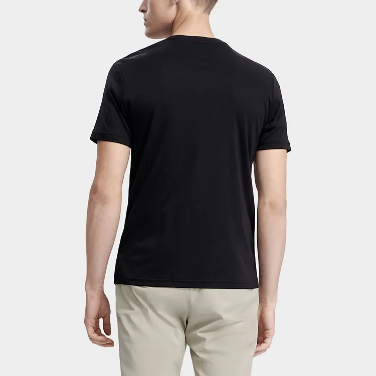 FILA Set in Sleeve T Shirt Men's Jet Black-3