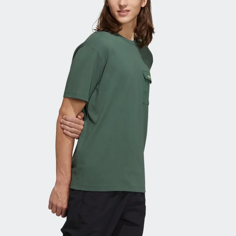 Adidas Neo T-Shirts Men Green-3