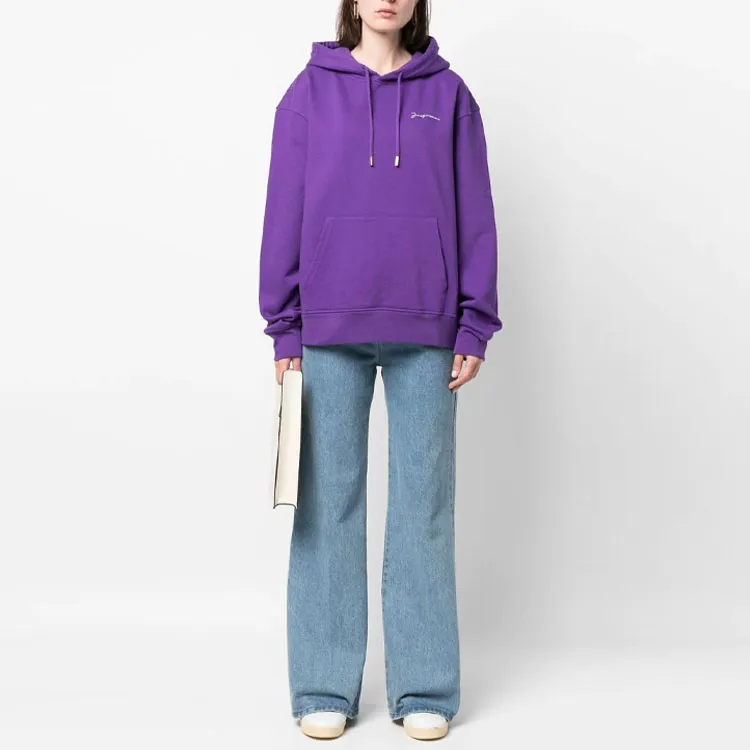 Jacquemus Le Sweatshirt Brodé Organic-cotton Hoodie-1