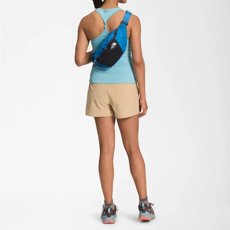 THE NORTH FACE 4L Crossbody Bag Sling Bag Fanny Pack Fabric Blue Women's-5