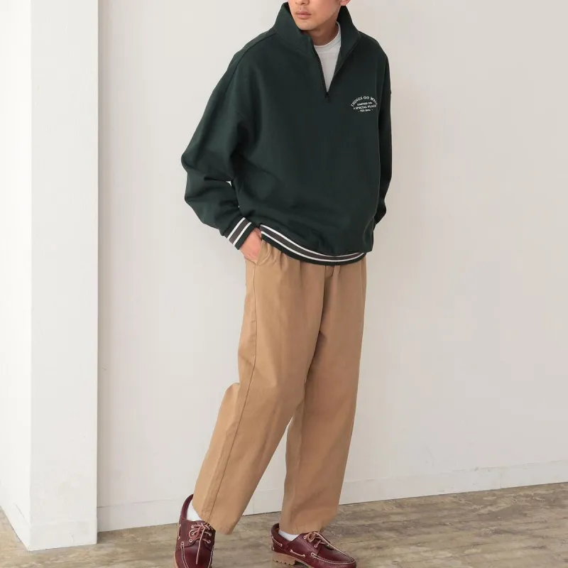 Beams Casual Pants Men Beige-4