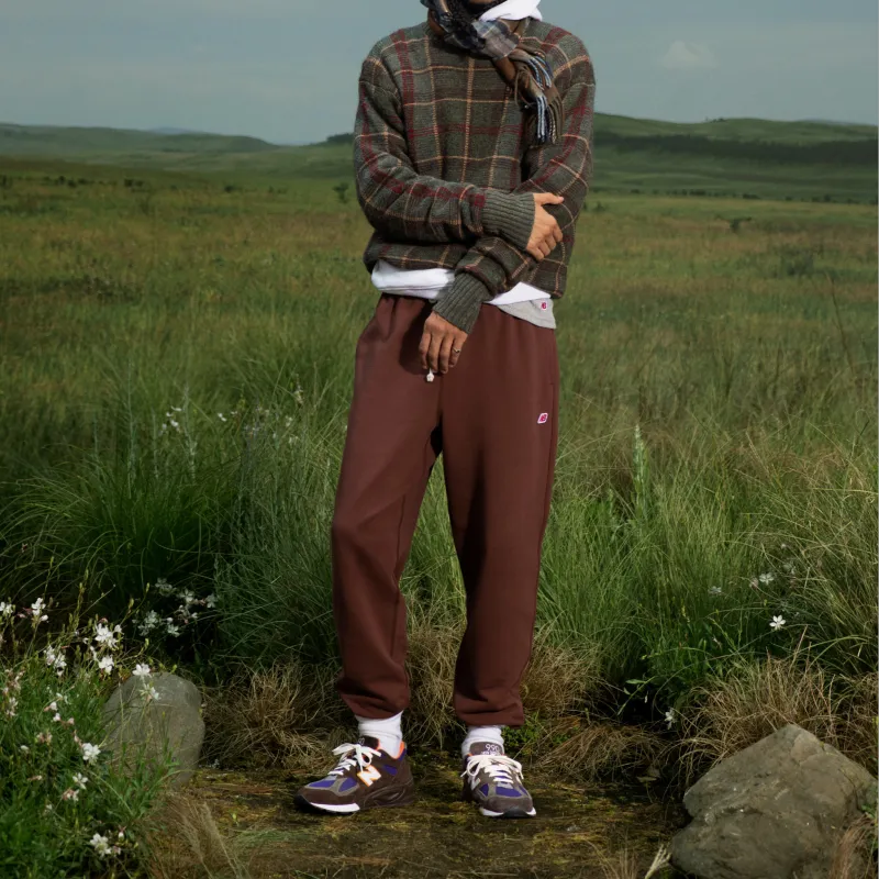New Balance Teddy Made Sports Pants Men Brown-1