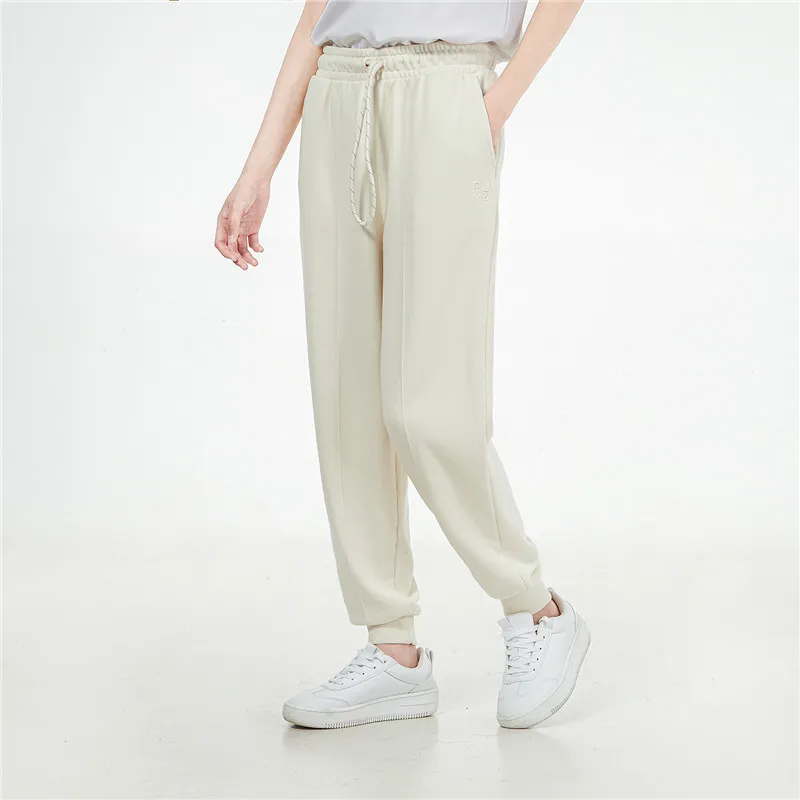 PUMA Knitted Sweatpants Women's Ecru-4