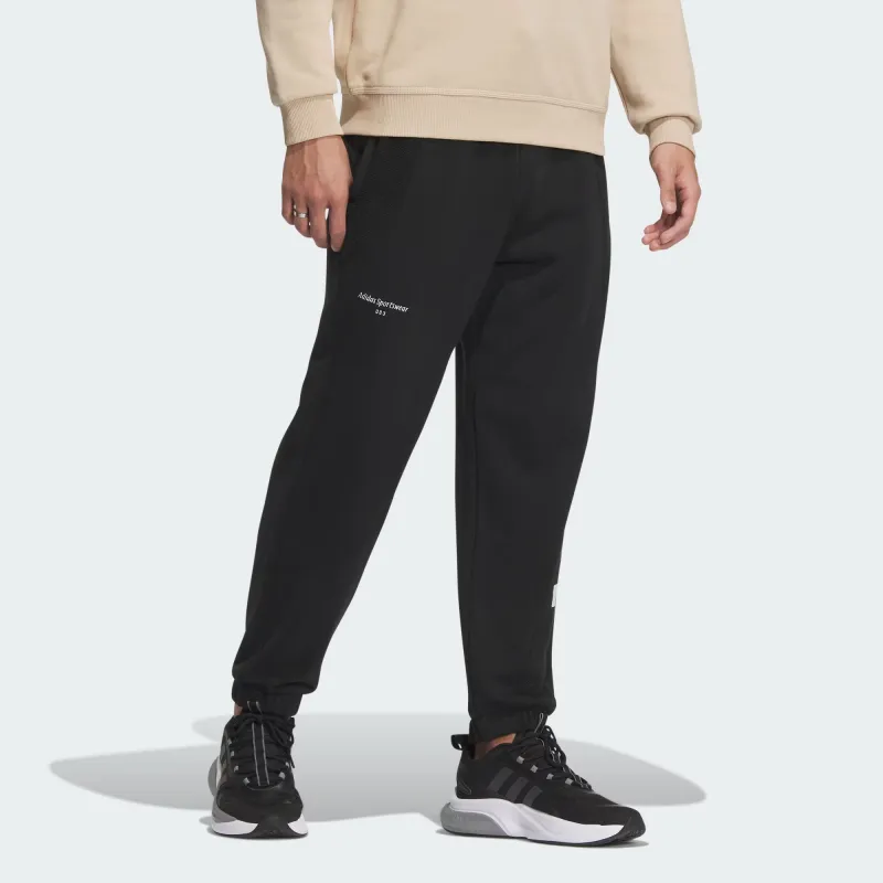 Adidas Lounge Knitted Sweatpants Men Black-3