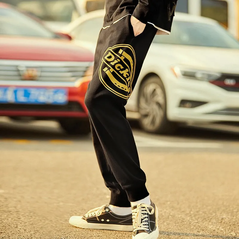 Dickies Knitted Sports Pants Men's Black-4