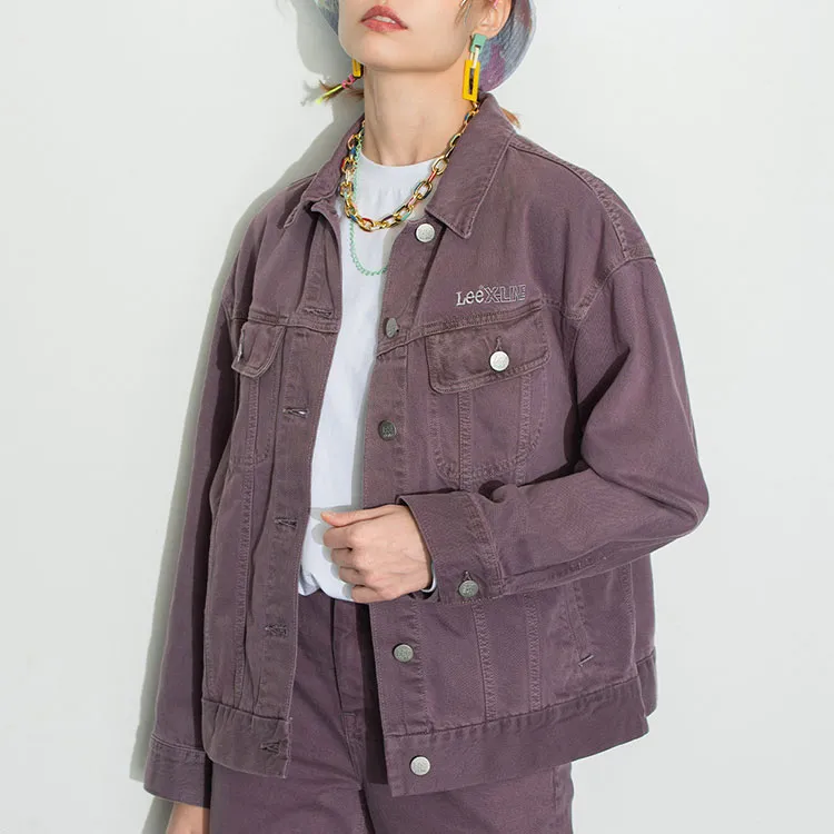 Lee Denim Jackets Women's Purple-2
