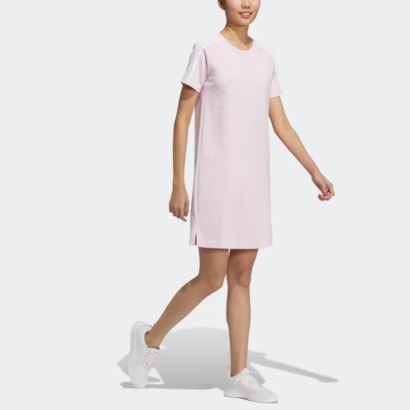 Adidas Neo Short Sleeved Dress Women's Pink-3