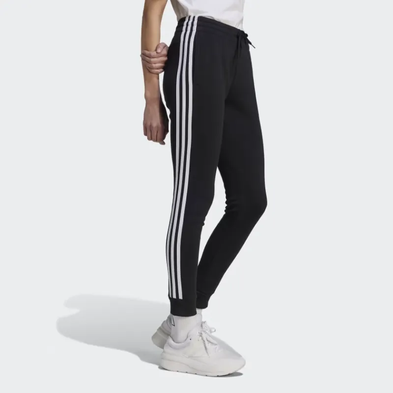 Adidas Free Shipping With AdiClub Essentials 3 Stripes Fleece Pants-3
