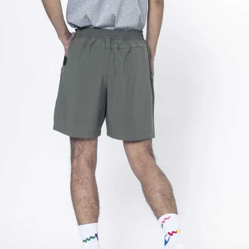 Champion Fitted Shorts US Version Unisex Olive Green-2