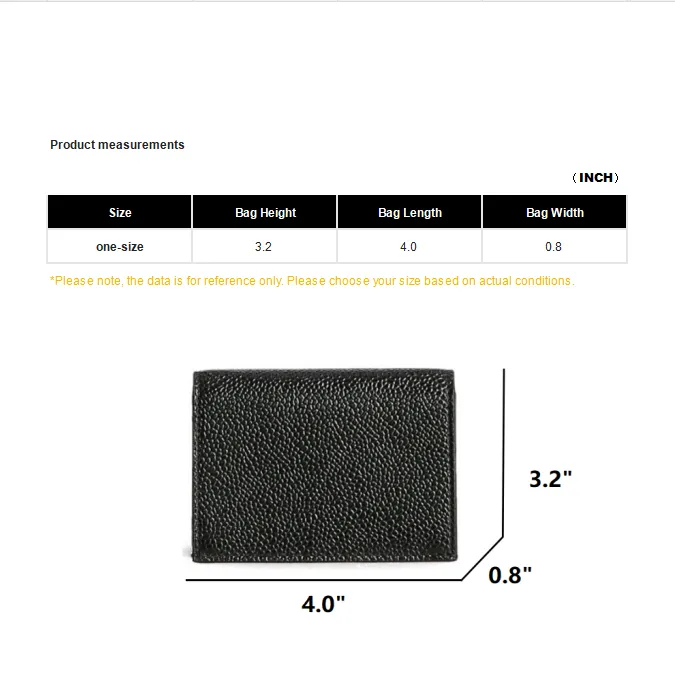 THOM BROWNE Stripe Detailed Bi Fold Cardholder-5