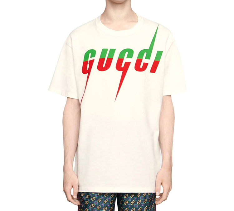 White green and hot sale red gucci shirt