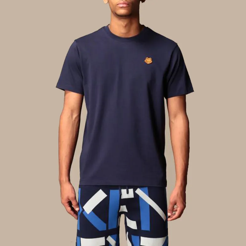 KENZO Classic Tiger Head SS22 T Shirt Men's Navy-2