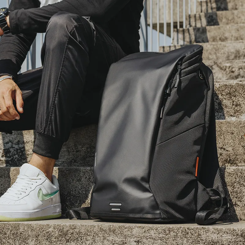TANGCOOL Oxford Backpack Men's Black-9