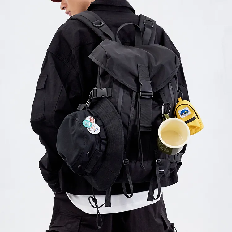 MYEDITION 24LS32LL Laptop Bag Backpack Outdoor Bag Polyester With Nylon Multicolor Unisex-12