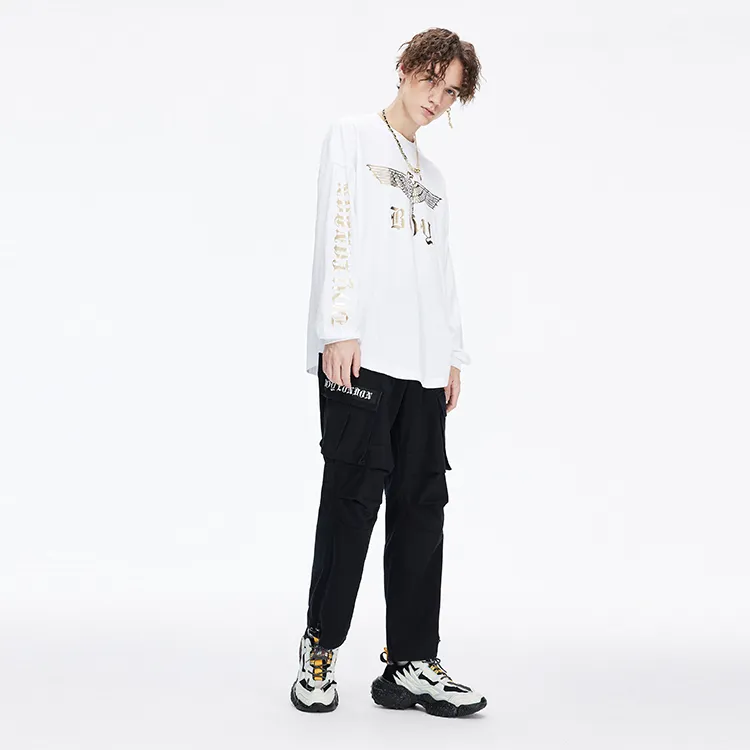 Boy London FW21 Straight Casual Pants Unisex Black-4