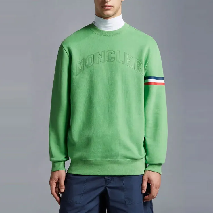 Moncler Embossed Rubberized Logo Lettering Sweatshirt-2