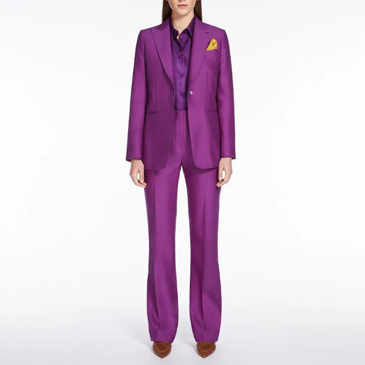 MaxMara Casual Pants Women's Purple-2