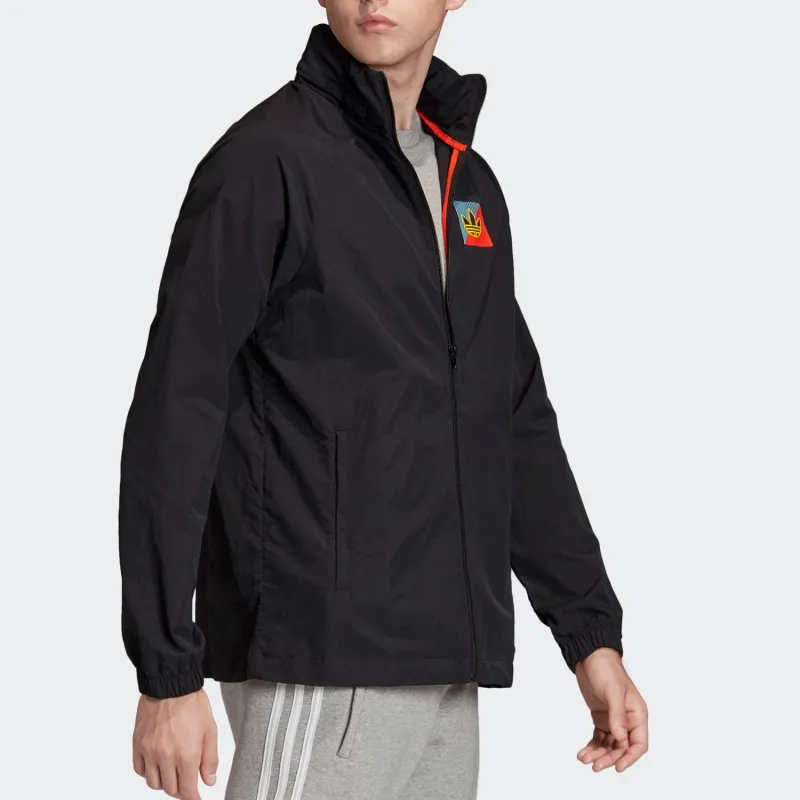 Adidas Originals DIAGONAL WB Jackets Men Black-3