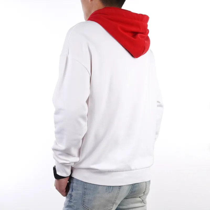 BOINIGAN VANITA Champion Hooded Loose Fit Regular Sweatshirt Men's White-3