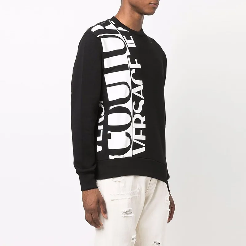 VERSACE JEANS COUTURE Sweatshirt Men's Black-4