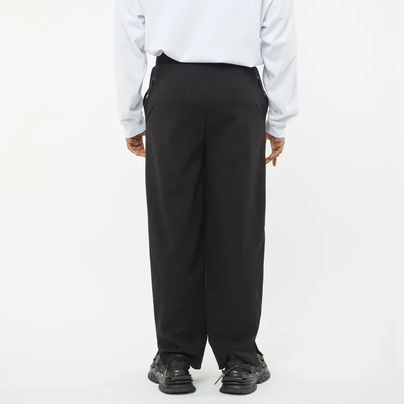 FANBIOU SS22 Casual Pants Unisex Black-3