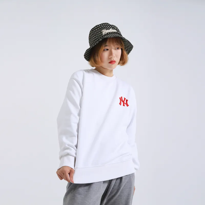 MLB Heart Love Sweatshirts Unisex White-3