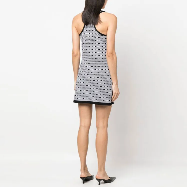 MIU MIU SS23 Sleeveless Dress Women's Black-1