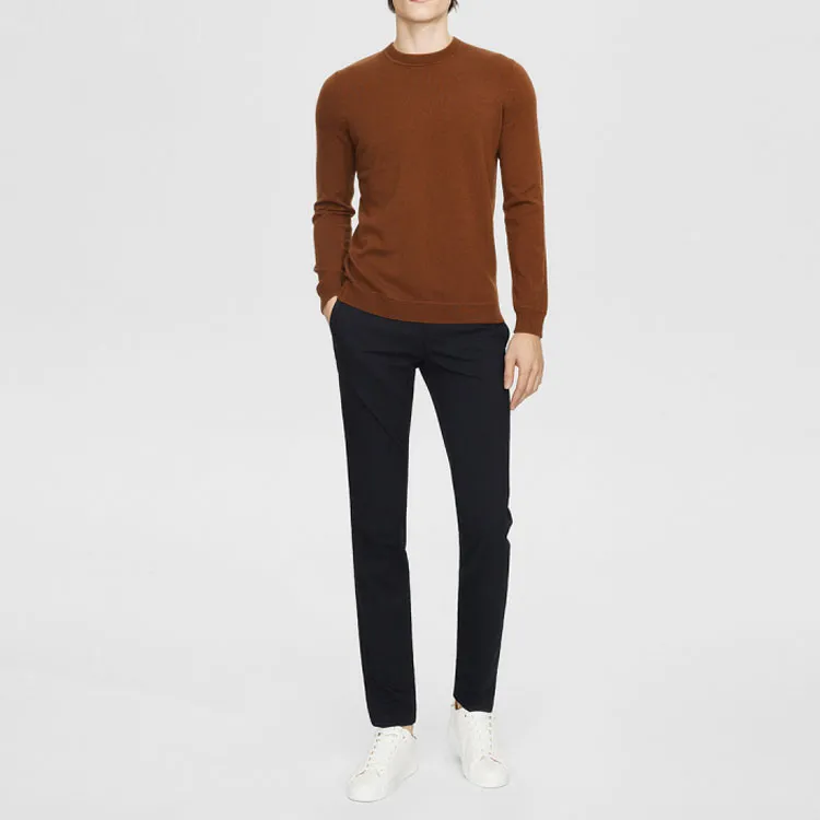 THEORY Cashmere Sweaters Men Red Brown-2