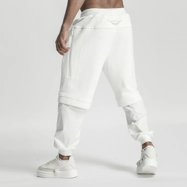 NORVINCY Western Outdoor Trendy Knitted Fabric Cargo Pants Unisex-9