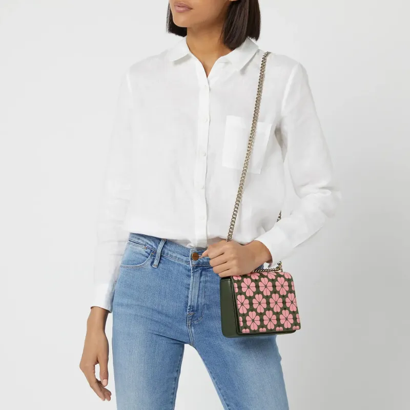 Kate Spade Amelia Patent Leather Crossbody Bag Shoulder Bag Women's Bright Pink & Jasper-6