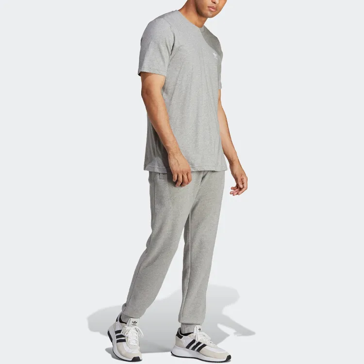 Adidas Originals Trefoil Knitted Sweatpants Men Medium Heather Gray-3