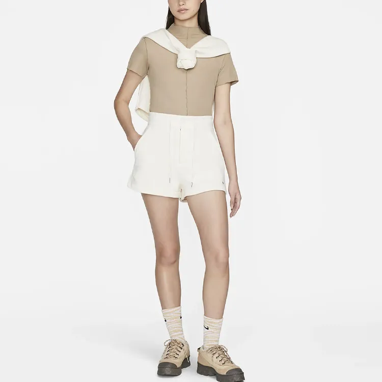 Nike Casual Shorts Women's Ivory-3
