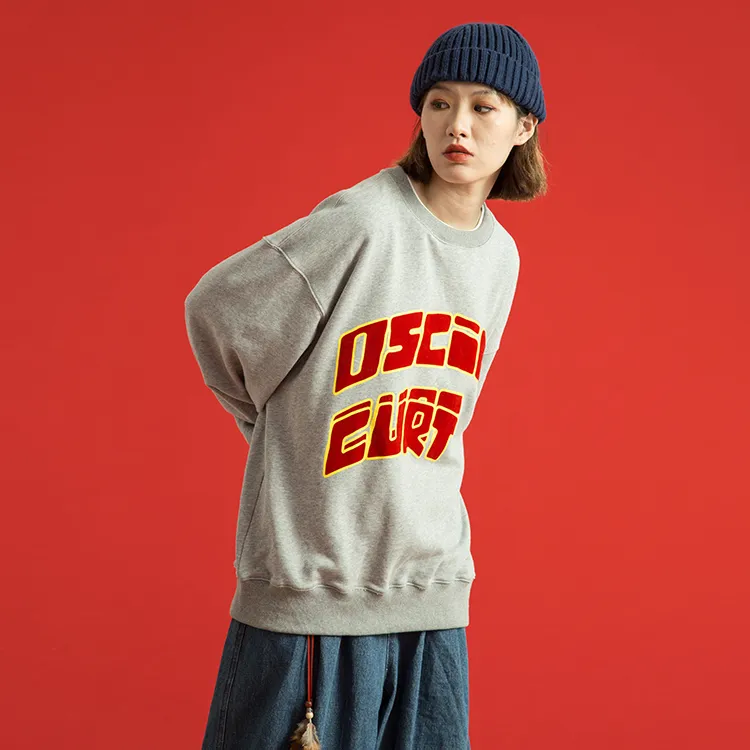 OSCill Crew Neck Loose Fit Regular Sweatshirt Unisex-2