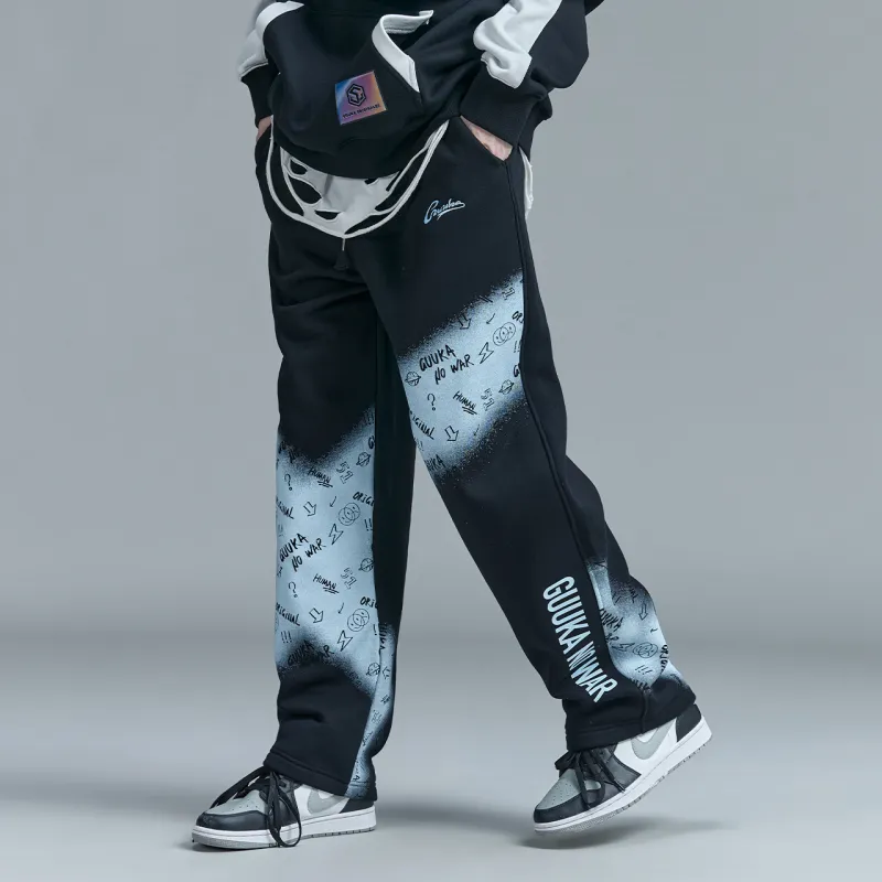 Guuka Sports Pants Unisex Black-4