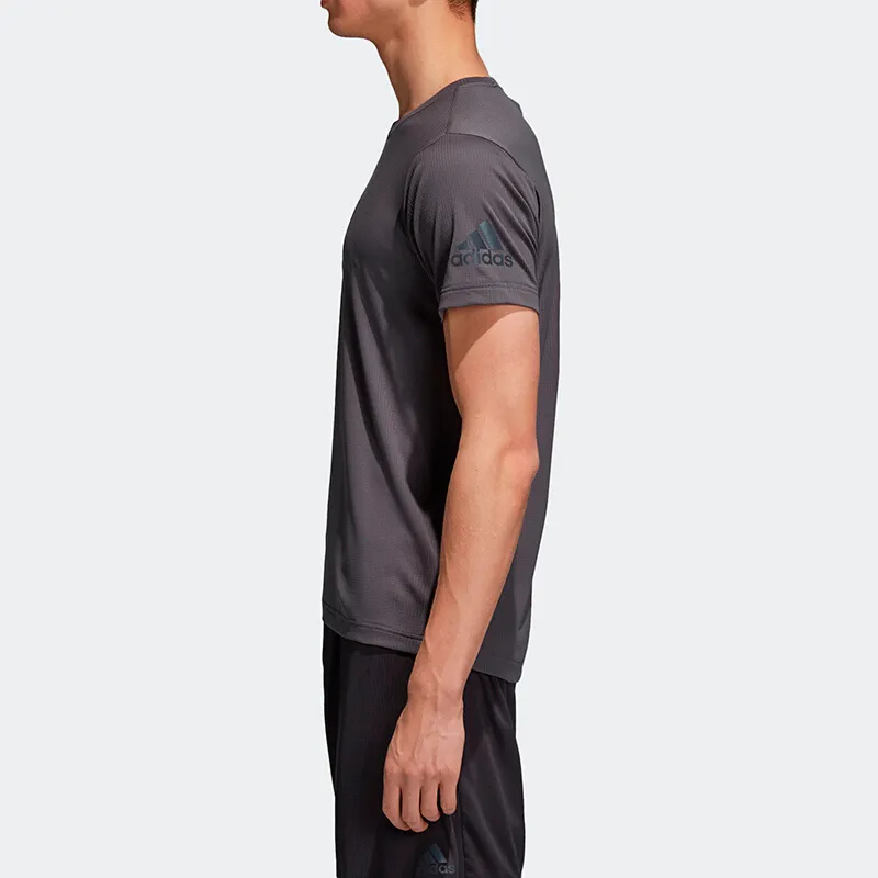 Adidas T Shirts Men Dark Gray-4