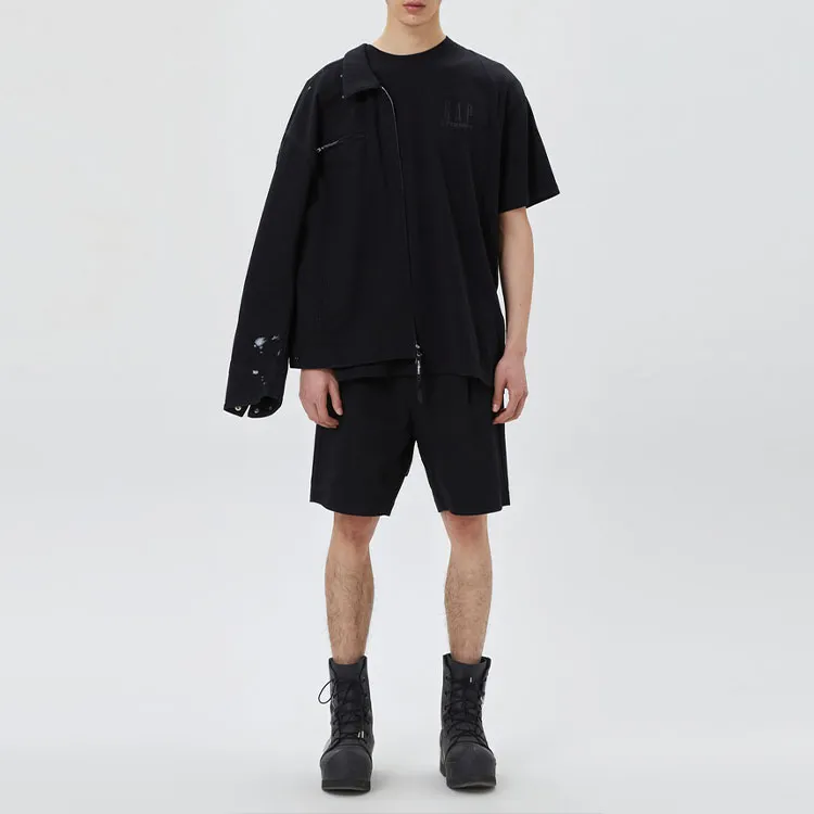 Attempt X GAP X ATTEMPT T Shirts Unisex Black-2