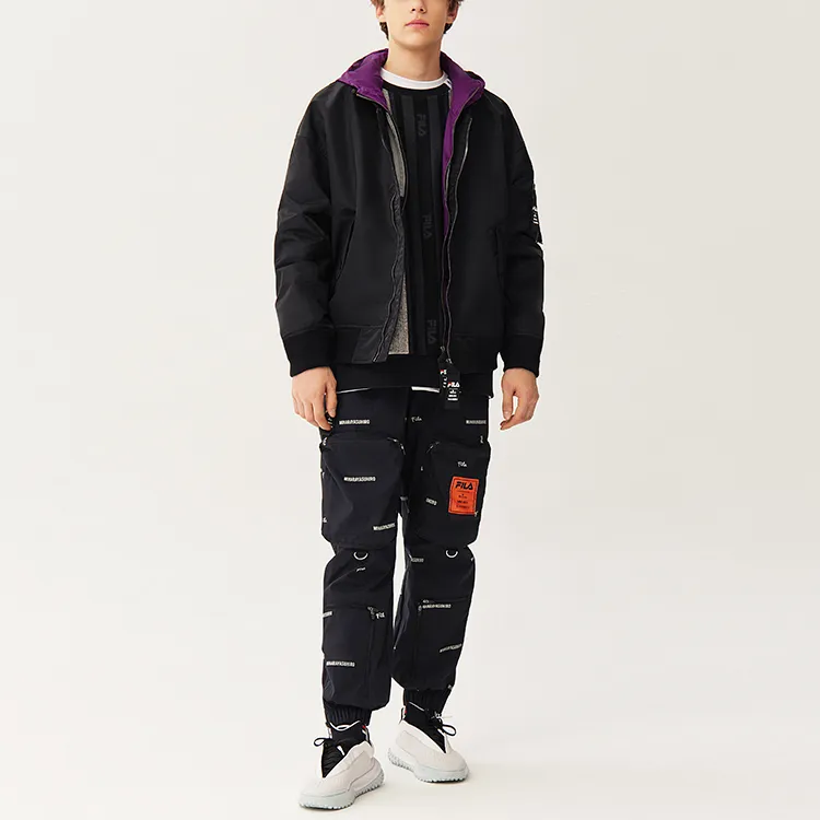 Mihara Yasuhiro X FILA MIHARA YASUHIRO Collaboration Collection Jackets Men Jet Black-2