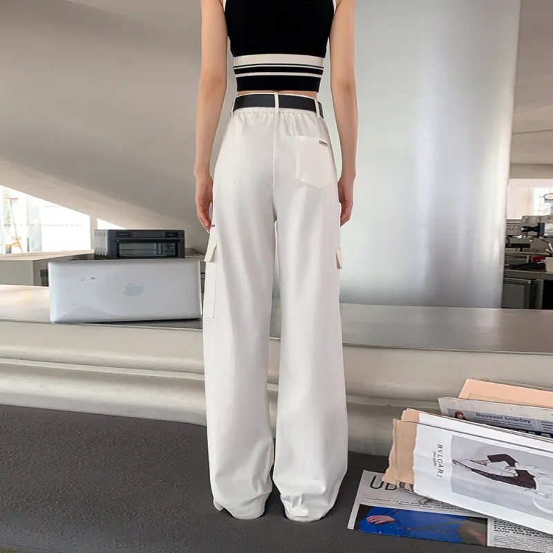 MacyMccoy Cargo Pants Women's White-2