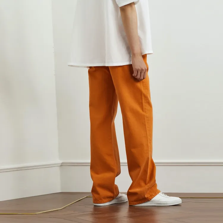 Jacquemus Jeans Men Orange-2