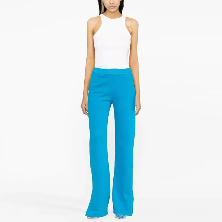 OFF WHITE Diagonal Stripe Track Pants Blue-1