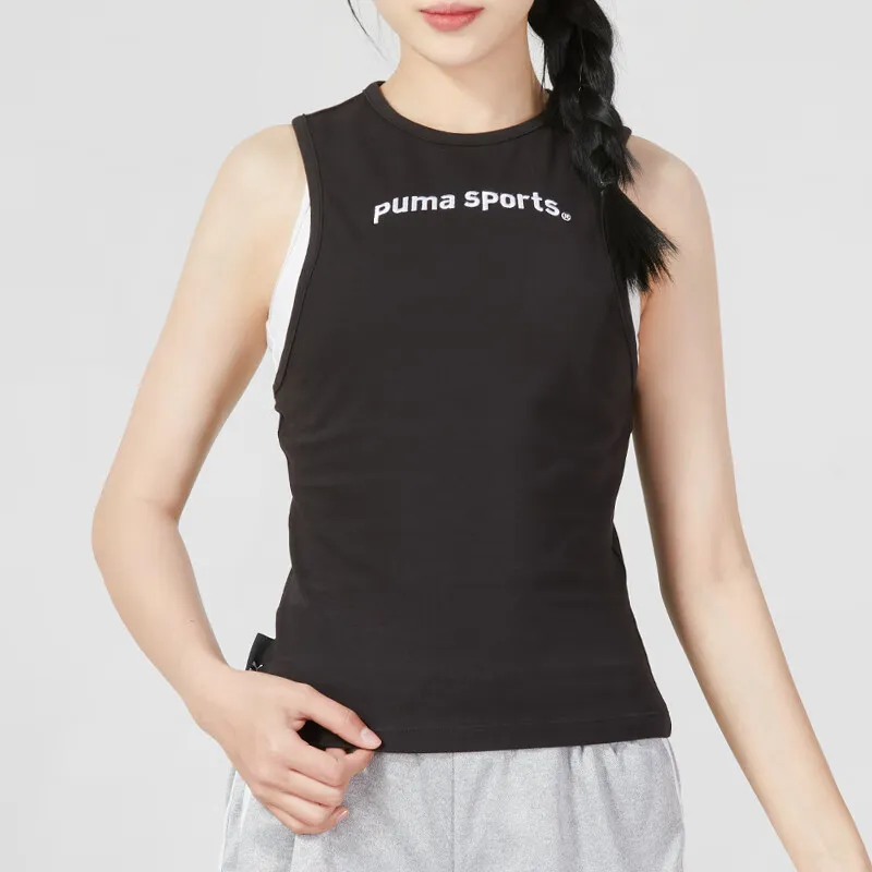 PUMA Tank Tops Women's Black-1