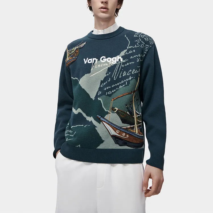 FILA Van Gogh Museum 2.0 Sweaters Men All Over Print-2