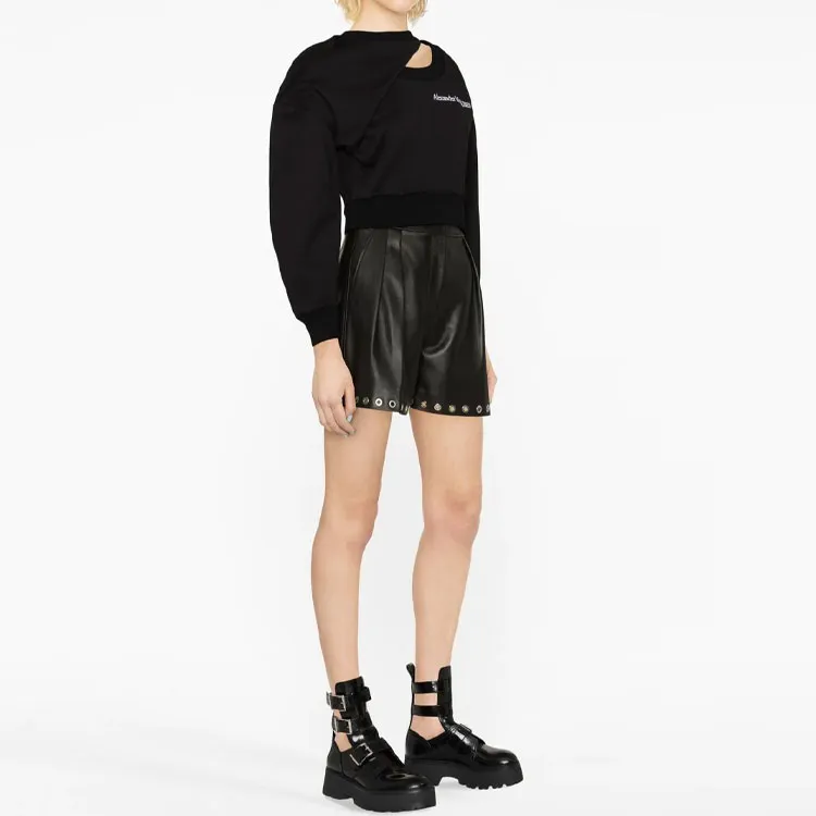 Alexander McQueen Sweatshirt Women's Black-3