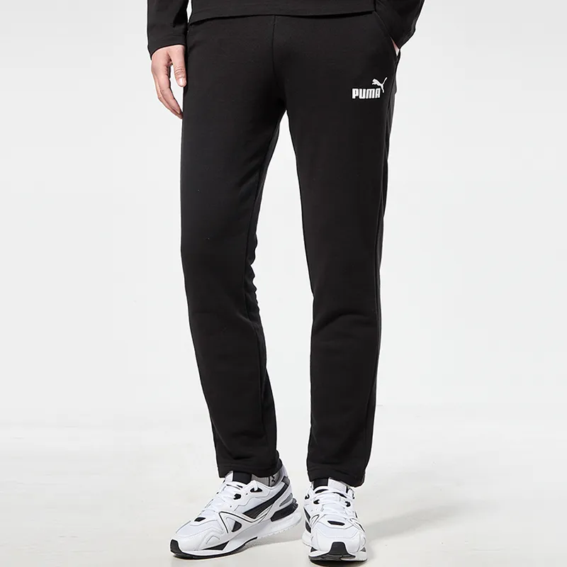 PUMA Knitted Sweatpants Men's Black-2