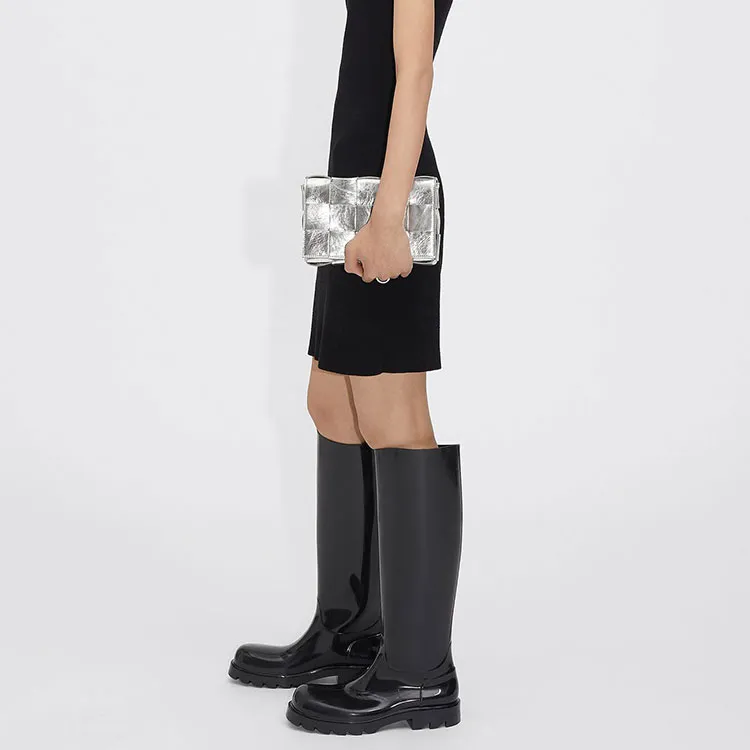Bottega Veneta Intreccio Cassette Silver-6